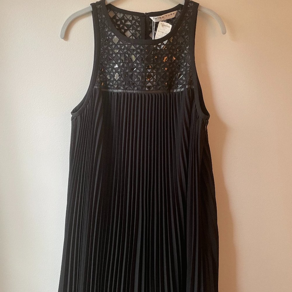 Trina Turk Lynelle Babydoll Pleat Dress